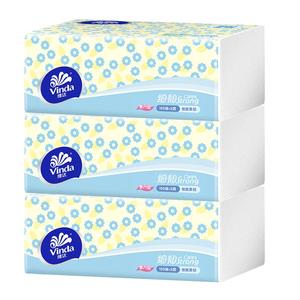 维达经典12包超韧纸巾整箱餐巾纸家用面巾纸婴儿口水卫生纸餐巾纸