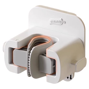 太力拖把夹卫生间浴室免打孔无痕粘胶挂钩地拖布扫把墙上壁挂收纳