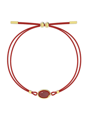 本命年新年红玛瑙手绳