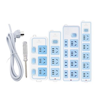 公牛自接线插排可拆卸穿孔插座无线插线板家用多功能穿洞DIY穿墙