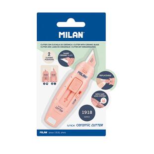 【优你客旗舰店】西班牙MILAN米兰套菜刀片美工刀学生美术课手工刀家用办公迷你便携开箱小刀手工手账裁纸刀