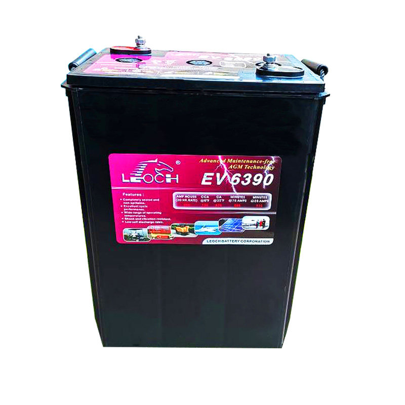 理士蓄电池EV6390高尔夫观光车升降机6V390AH原装正品
