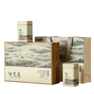 山东泰安特产女儿茶泰山绿茶新茶板栗香醇茶味足400克女儿茶礼盒