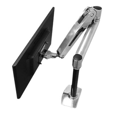 爱格升高立柱坐站俩用显示器支架