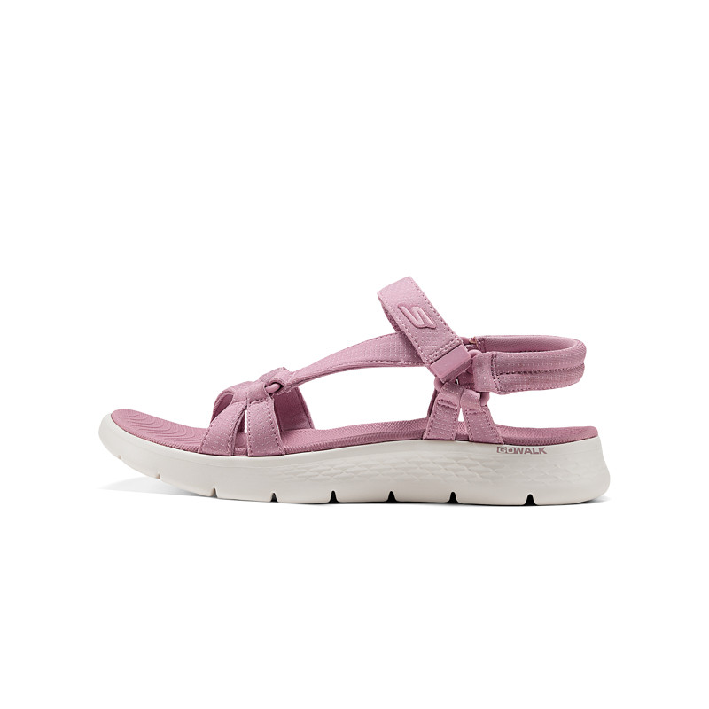 Skechers斯凯奇夏季新款凉鞋女鞋轻量缓震软弹透气沙滩鞋休闲鞋子