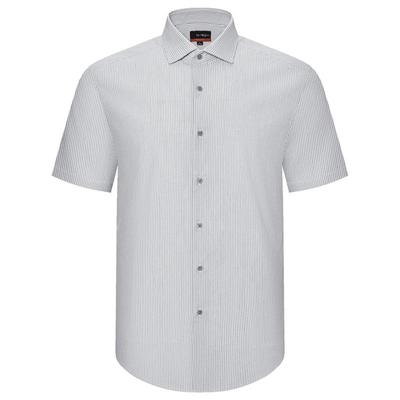 【免烫防皱/易打理条纹/商场同款】G2000男装2025夏季短袖衬衫.
