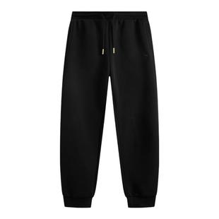 李宁正品日进斗金系列男女同款亲肤舒适针织束脚卫裤AKLV097