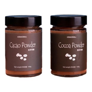 草草里生可可熟可可粉cacao/cocoa powder未碱化生酮冲饮代餐麦片