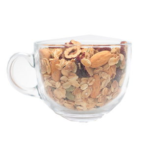 烤燕麦片干吃烘焙果仁麦片水果坚果碎酸奶伴侣早餐谷物脆代餐即食