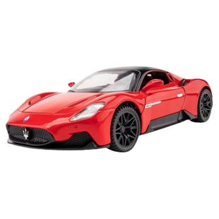 嘉业1:32仿真玛莎拉蒂MC20跑车模型合金收藏摆件儿童回力玩具车