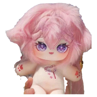 八重神子属性20cm棉花娃娃可爱治愈二次元毛绒玩偶同人周边