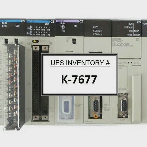 Omron SYSMAC CS1G PLC Assembly CS1G-CPU43H SCB41-V1 DK001 PT