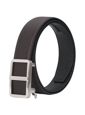 Navigare牛皮革自动扣皮带