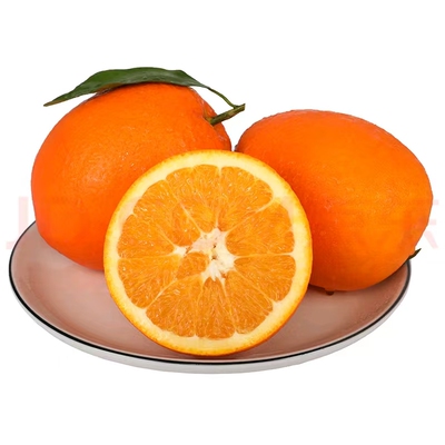 重庆奉节脐橙纽荷尔新鲜橙子10斤20斤鹅蛋椭圆形无籽整箱送礼包邮