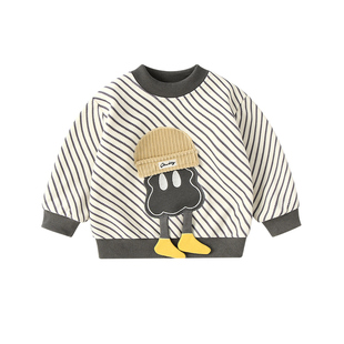 宝宝卫衣春秋上衣男童春装婴儿衣服儿童外套女童春季幼儿外出潮服