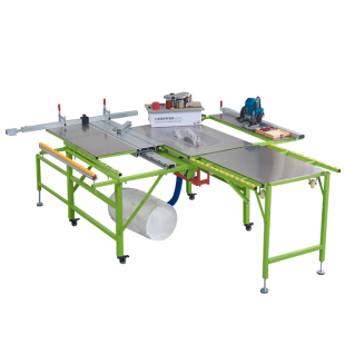 木工锯台多功能一体机折叠推拉台无尘子母锯工作台精密轨道推台锯