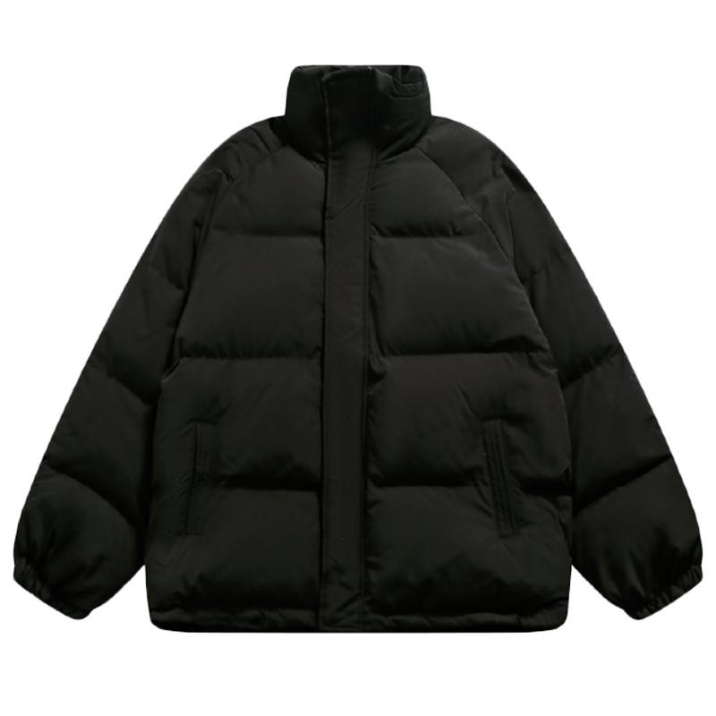 男士羽绒棉服冬季加厚2026新款潮棉衣无帽立领面包服韩版潮流外套