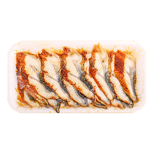 鳗知道批发蒲烧鳗鱼片6g*20片日式日料店同款商用寿司加热即食