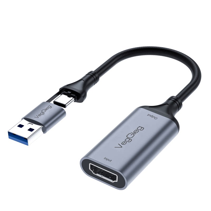 唯格usb视频采集卡直播专用适用switch2转hdmi器高速游戏相机录制