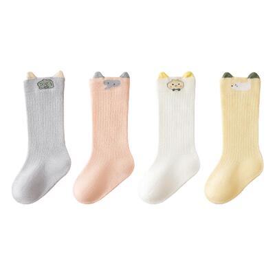 婴儿春秋抗起球小月龄长筒小腿袜