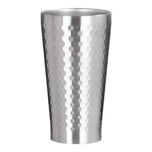 304不锈钢啤酒杯水杯双层口杯非隔热保冷保温家用餐厅饮料杯微瑕