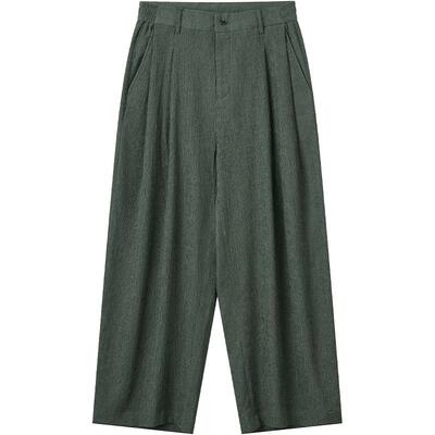 JDV商场同款男绿色宽松休闲裤