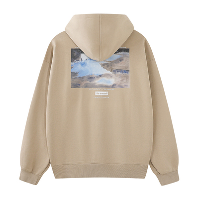 ARTvoz秋款手绘印花连帽卫衣春秋