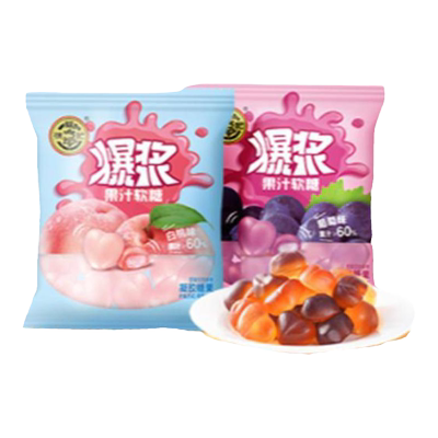 徐福记橡皮糖果汁软糖多种口味