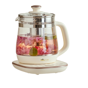 小熊养生壶全玻璃办公室小型全自动养身家用多功能煮茶器热水壶