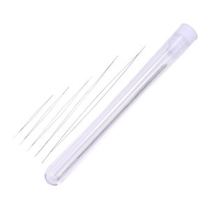 芭雅饰品旗舰店超细串珠针水晶珠子穿珠开口针diy米珠珍珠专用手串引线工具神器