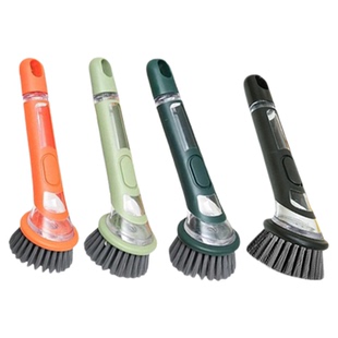 厨房长柄刷锅神器自动加液刷锅洗碗刷家用洗锅刷子钢丝pet清洁球