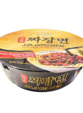 韩国进口八道paldo御膳炸酱面大碗装韩式速食拉面方便泡面190g