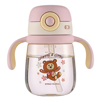 小比咔学饮杯婴儿宝宝喝水杯防呛