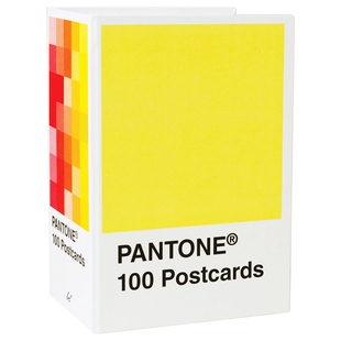 华研原版 潘通明信片 英文原版 Pantone Postcard Box 配色 派通色彩卡片 设计 Chronicle Books 英文版进口原版英语书籍