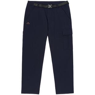 Kappa卡帕背靠背休闲裤2025男春秋梭织工装长裤锥形裤卫裤