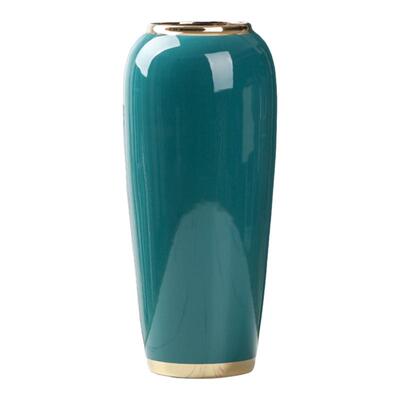 简约现代新中式陶瓷花瓶花器摆件售楼处样板房间酒店家居软装饰品