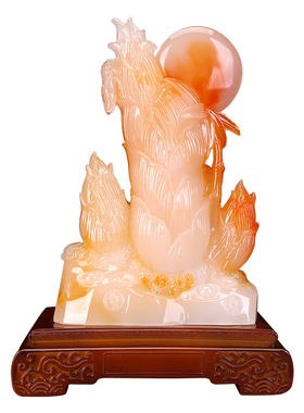 节节高升竹节摆件开业乔迁贺礼