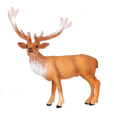 仿真野生动物模型驯鹿玩具梅花鹿