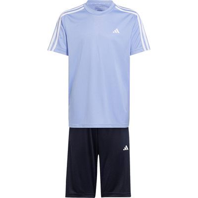 Adidas/阿迪达斯正品2025新款儿童透气户外经典运动套装IV9584