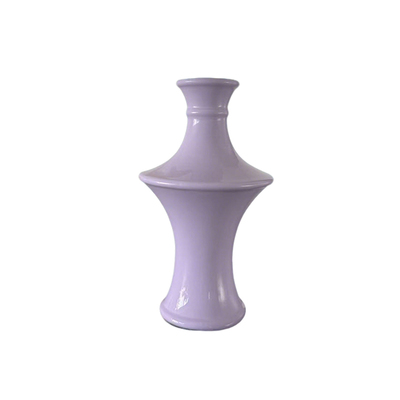 紫韵陶瓷亮光花瓶组合插鲜花摆件