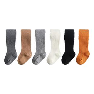 女童连裤袜春款儿童纯棉打底裤配裙子无骨连体袜宝宝中大童春外穿