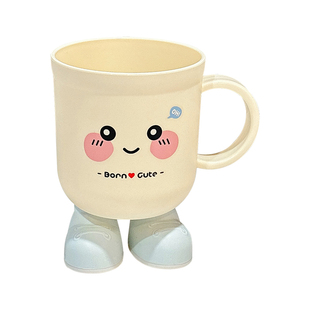 可爱漱口杯刷牙杯高颜值2025新款家用儿童洗漱杯情侣牙缸牙刷杯子