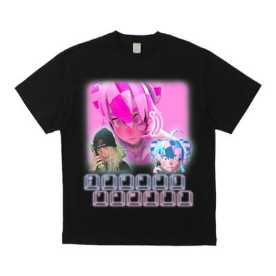 原创yameii虚拟二次元短袖t恤