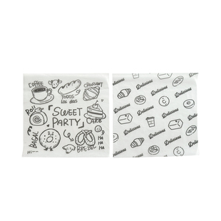 烘焙面包食品级一次性防油包装纸奶酪盒子蛋糕野餐三明治汉堡