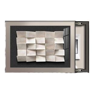 抽象电表箱装饰画2025新款高级感遮挡配电箱盒挂画免打孔餐厅壁画