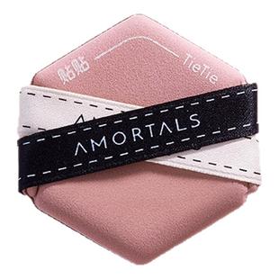 尔木萄贴贴粉扑六边形干湿两用不吃粉绷带化妆气垫散粉粉底液专用