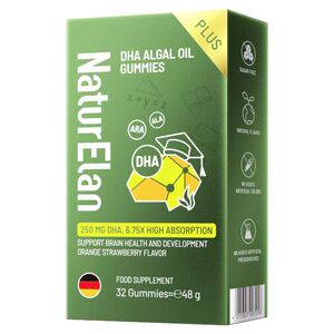 德国呐兔藻油儿童DHA深海omega3青少年补充眼脑记忆无糖版32粒