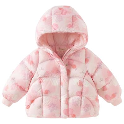 戴维贝拉男童女童三防羽绒服