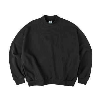 半高领廓形卫衣半高领毛圈卫衣