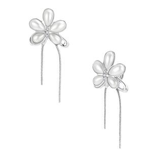 洞天TONETALE捧花耳环女两戴可拆卸耳钉精致流苏新款高级珍珠气质